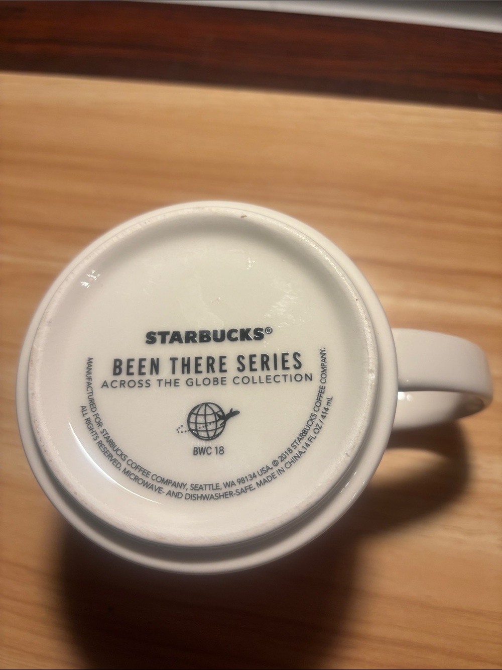 Starbucks Orlando Pink & Yellow Illustrated " Been There Series " Ceramic Mug - Picture 2 of 8